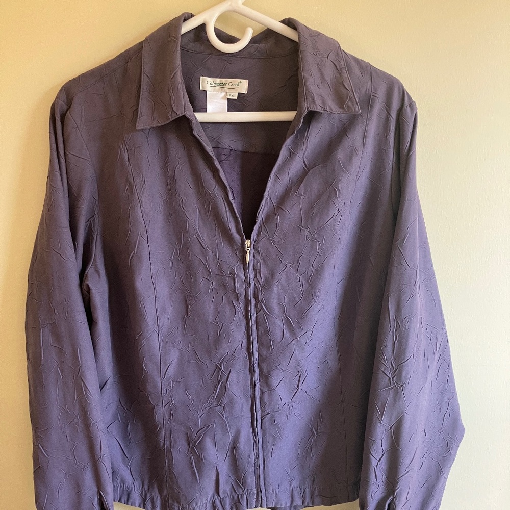 Coldwater Creek Purple Blazer
